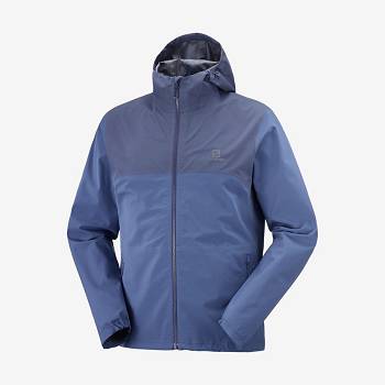 Chaqueta Softshell Salomon Chaquetas ESSENTIAL WATERPROOF 2.5L Hombre Azules | MX-L2523