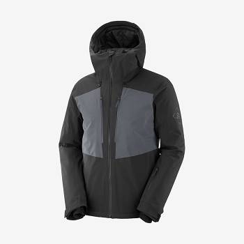 Chaqueta Softshell Salomon Chaquetas HIGHLAND Hombre Negros | MX-O1103