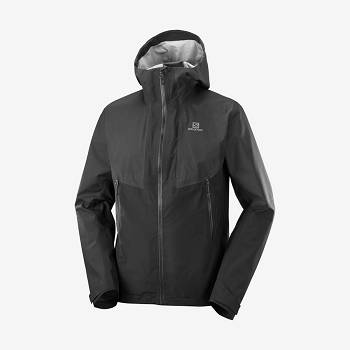 Chaqueta Softshell Salomon Chaquetas OUTLINE GORE-TEX HYBRID Hombre Negros | MX-M2308