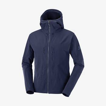 Chaqueta Softshell Salomon Chaquetas OUTPEAK SOFTSHELL Hombre Azul Marino | MX-N1260