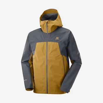 Chaqueta Softshell Salomon Chaquetas OUTLINE GORE-TEX 2.5 LAYERS Hombre Amarillos | MX-O1502