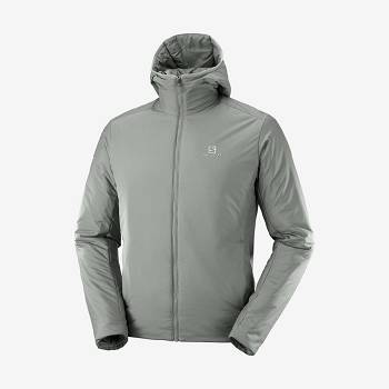 Chaqueta Softshell Salomon Chaquetas OUTRACK INSULATED Hombre Verde Oliva | MX-O1560