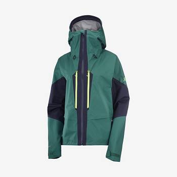 Chaqueta Softshell Salomon Chaquetas OUTPEAK GORE-TEX 3L Mujer Verdes | MX-O1735