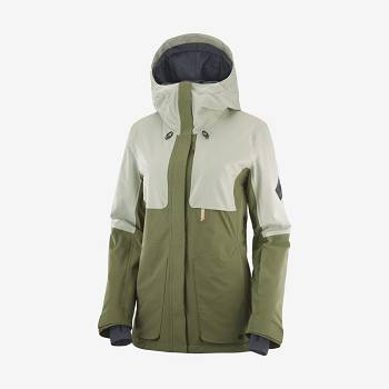 Chaqueta Softshell Salomon Chaquetas PROOF LIGHT Mujer Verde Oliva | MX-O1607