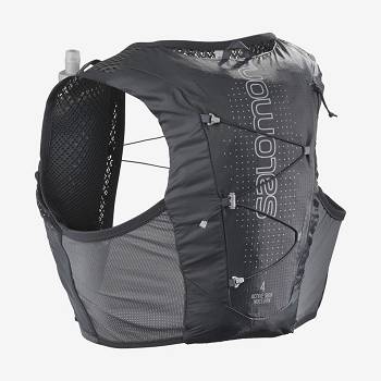 Mochila Hidratante Salomon NOCTURN ACTIVE SKIN 4 Mujer Negros | MX-W1050