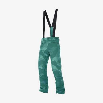 Pantalones De Esquí Salomon EDGE Hombre Verdes | MX-M1895