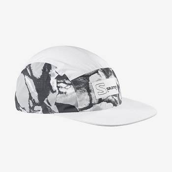 Sombreros Salomon BONATTI WATERPROOF FIVE PANEL Hombre Blancos | MX-A1675