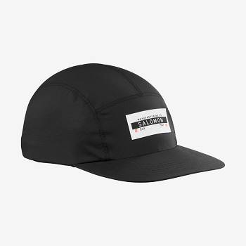 Sombreros Salomon BONATTI WATERPROOF FIVE PANEL Mujer Negros | MX-S2304