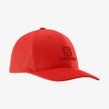 Sombreros Salomon LOGO Hombre Rojos | MX-W4030