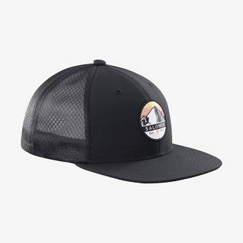 Sombreros Salomon TRUCKER Hombre Negros Negros | MX-W2550