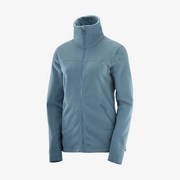 Sudadera Salomon ESSENTIAL COSY FLEECE Mujer Azules | MX-M2301