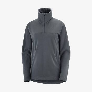 Sudadera Salomon ESSENTIAL COSY FLEECE Mujer Grises | MX-S1275