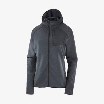 Sudadera Salomon ESSENTIAL LIGHTWARM HOODED Mujer Negros | MX-S2171