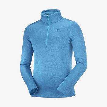 Sudadera Salomon ESSENTIAL LIGHTWARM SEAMLESS Hombre Azules | MX-O1348