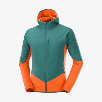 Sudadera Salomon OUTLINE WARM HYBRID Hombre Verdes | MX-S2017