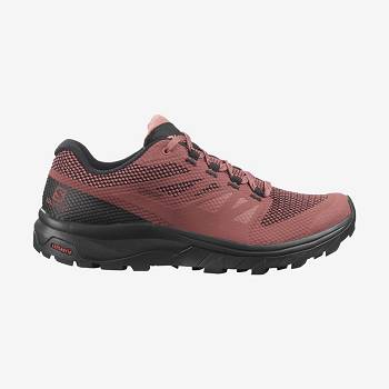 Tenis Impermeables Salomon OUTLINE GORE-TEX Mujer Rojos | MX-A2305