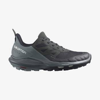 Tenis Impermeables Salomon OUTPULSE GORE-TEX Mujer Grises Negros | MX-L1900