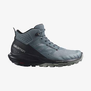 Tenis Impermeables Salomon OUTPULSE MID GORE-TEX Mujer Plateados | MX-N1904