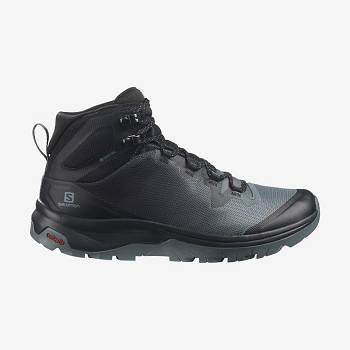 Tenis Impermeables Salomon VAYA MID GORE-TEX Mujer Negros | MX-W1480