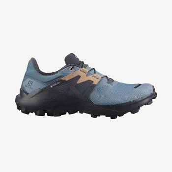 Tenis Impermeables Salomon WILDCROSS 2 GORE-TEX Mujer Azules | MX-O2197