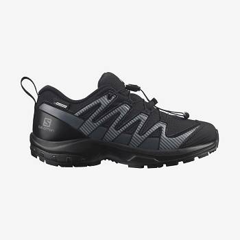 Tenis Impermeables Salomon XA PRO V8 CLIMASALOMON™ Niños Negros | MX-A1528