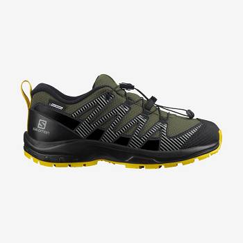 Tenis Impermeables Salomon XA PRO V8 CLIMASALOMON™ Niños Verde Oliva | MX-O2393