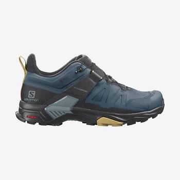 Tenis Impermeables Salomon X ULTRA 4 GORE-TEX Hombre Azules | MX-A1976