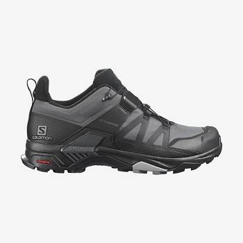 Tenis Impermeables Salomon X ULTRA 4 GORE-TEX Hombre Grises Negros | MX-S1310