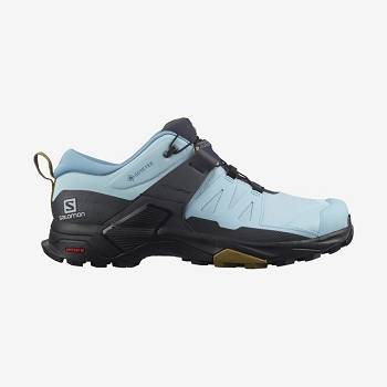 Tenis Impermeables Salomon X ULTRA 4 GORE-TEX Mujer Negros Azules | MX-S1954