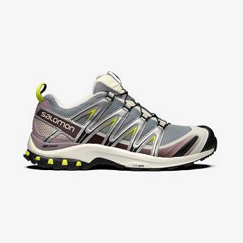 Tenis Salomon XA PRO 3D Hombre Grises Morados | MX-N2429