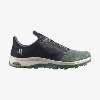 Tenis Senderismo Salomon OUTBOUND PRISM Hombre Verde Oliva | MX-L1634