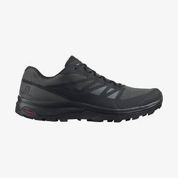 Tenis Senderismo Salomon OUTLINE WIDE GORE-TEX Hombre Negros | MX-M1412