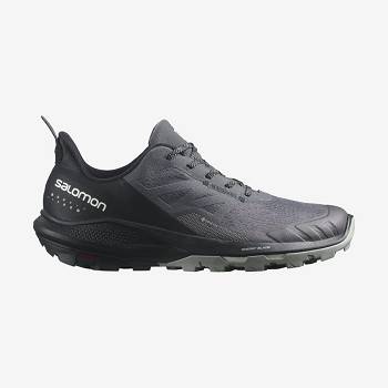 Tenis Senderismo Salomon OUTPULSE GORE-TEX Hombre Grises | MX-N1435