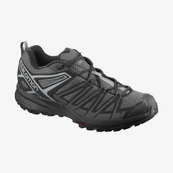 Tenis Senderismo Salomon X CREST Hombre Grises Negros | MX-W1870