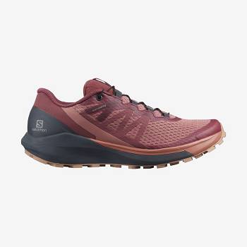 Tenis Trail Running Salomon SENSE RIDE 4 Mujer Morados Naranjas | MX-O1964