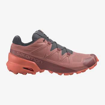 Tenis Trail Running Salomon SPEEDCROSS 5 Mujer Naranjas | MX-W1670