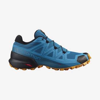 Tenis Trail Running Salomon SPEEDCROSS 5 Hombre Azules | MX-W3580