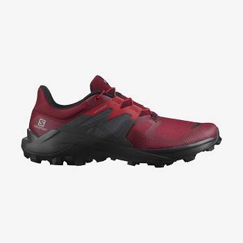 Tenis Trail Running Salomon WILDCROSS 2 Hombre Negros Rojos | MX-S2598